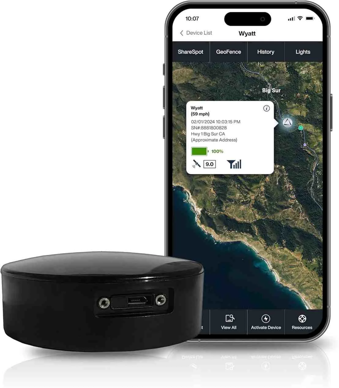 LandAirSea Overdrive GPS Tracker