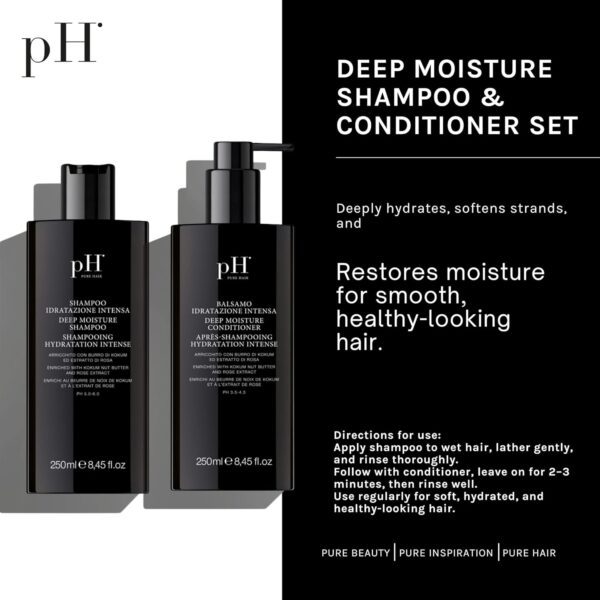 pH PURE HAIR Shampoo Conditioner Set