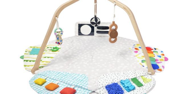 LOVEVERY The Play Gym – Colorful Baby Play Mat with Toys for Early Development