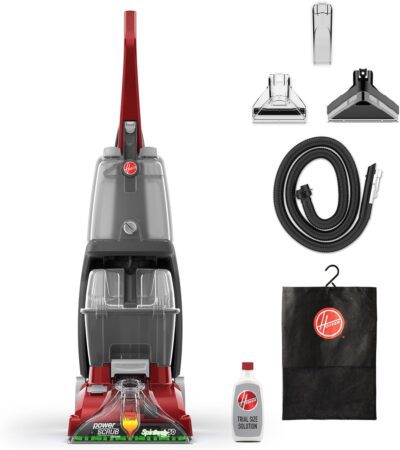 Hoover PowerScrub Deluxe cleaning carpet