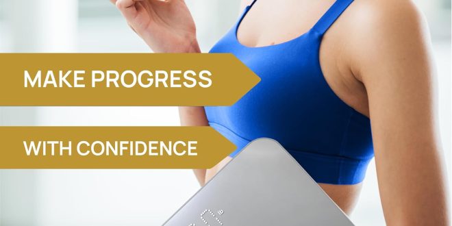 INEVIFIT Bathroom Scale - Highly Accurate Digital Body Scale for Weight up to 400 lbs with Batteries Included