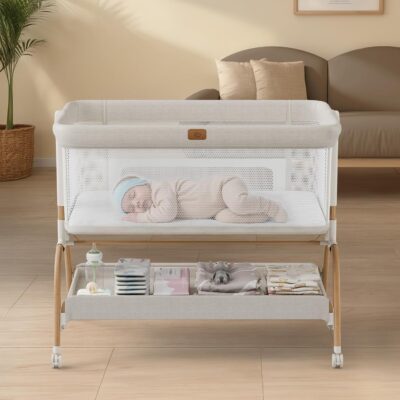 Best bassinet for baby with mesh sides and adjustable height bedside sleeper for newborns
