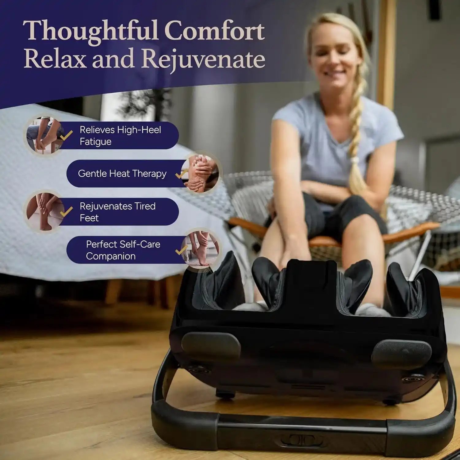 Cloud Massage shiatsu foot massager for plantar fasciitis pain relief