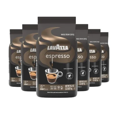 best coffee beans for espresso Lavazza whole bean bag
