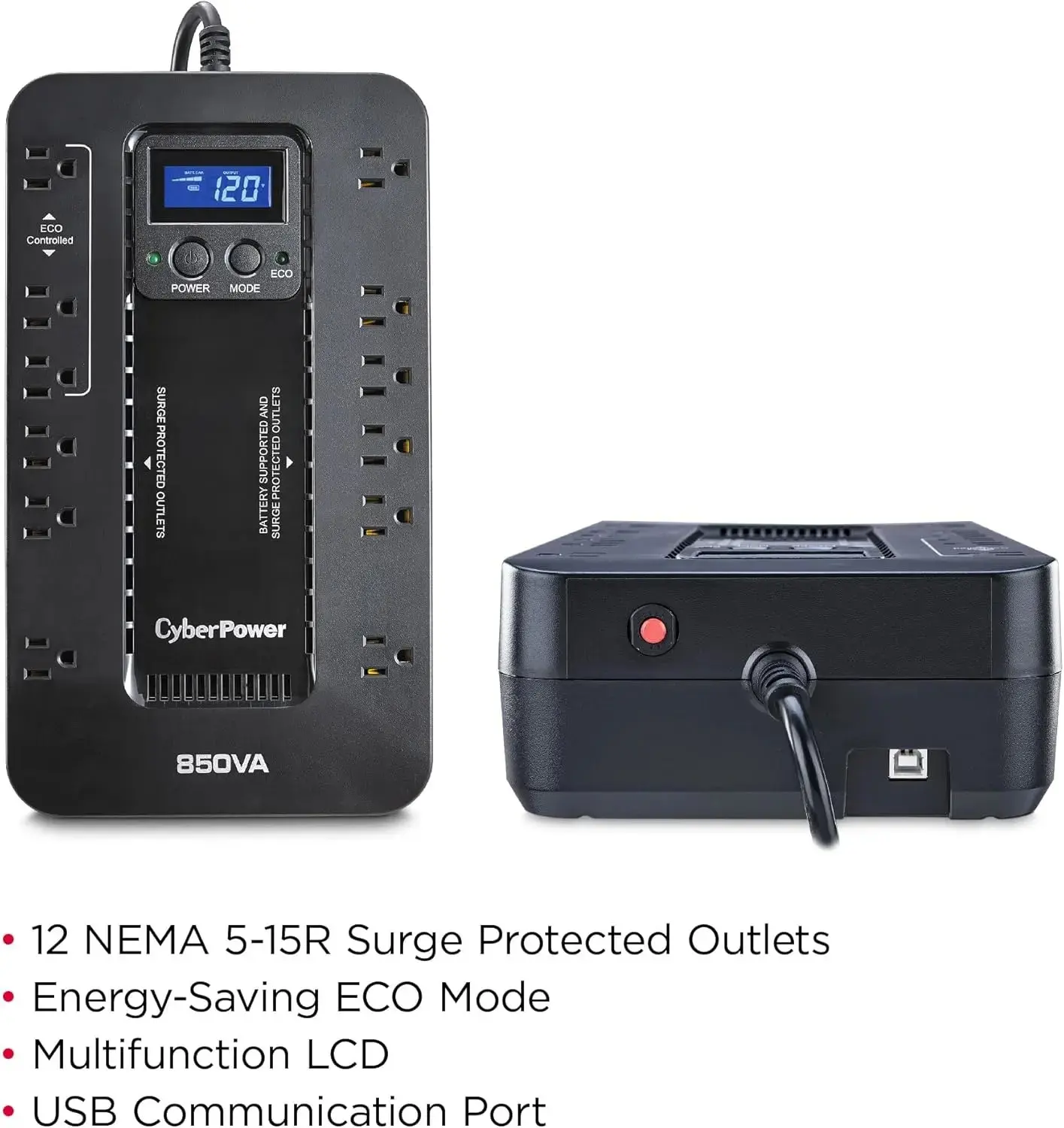 best uninterruptible power supply for pc with 850VA battery backup and surge protection
