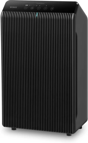 True HEPA filter inside the best air purifier for smoke to capture tiny particles and ash.