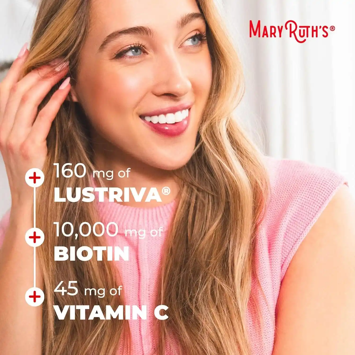 biotin supplements for hair growth MaryRuth gummies bottle